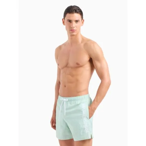 Emporio Armani Loungewear Mens Waterfall Beach Crinkle Swim Short