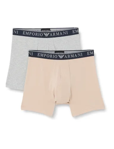 Emporio Armani Men's 2-Pack Endurance Mid Waist Boxer Shorts