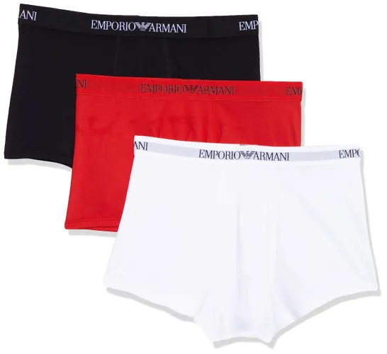 Emporio Armani Men's 3-pack Cotton Trunks underwear