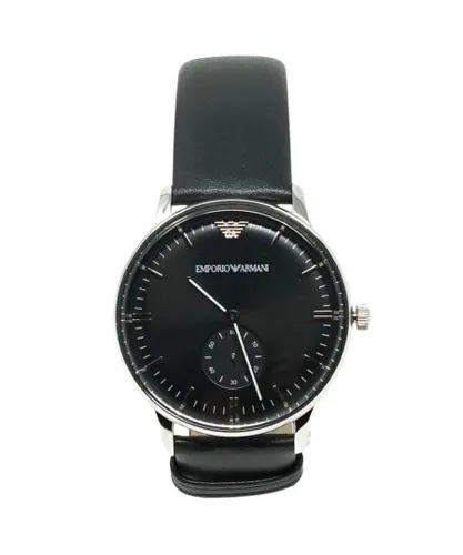Emporio Armani Mens AR0382 Watch - Black - One Size