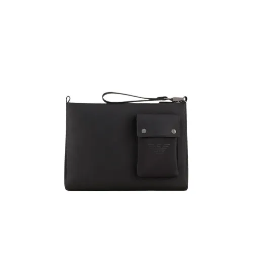 Emporio Armani , Men's Bags Handbag Black Noos ,Black male, Sizes: ONE SIZE