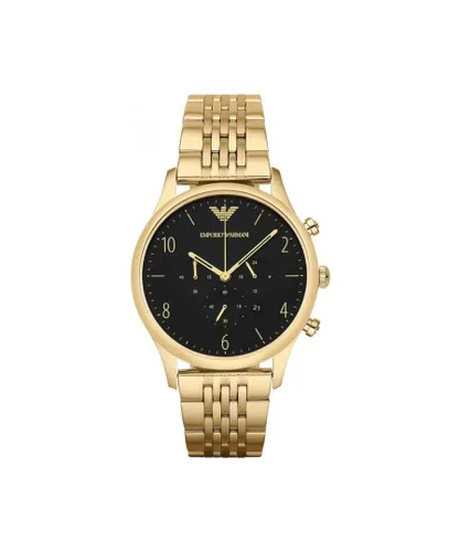 Emporio Armani Mens' Beta Chronograph Watch AR1893 - Gold Metal - One Size