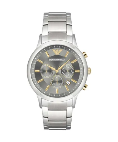 Emporio Armani Mens' Chronograph Watch AR11047 - Silver Metal - One Size