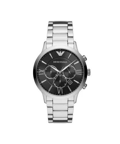 Emporio Armani Mens' Chronograph Watch AR11208 - Silver Metal - One Size