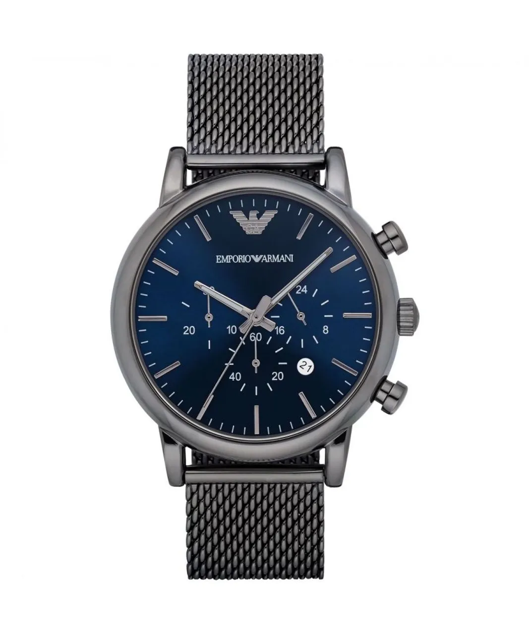 Emporio Armani Mens' Chronograph Watch AR1979 - Grey Metal - One Size
