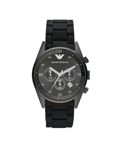 Emporio Armani Mens' Chronograph Watch AR5889 - Black Metal - One Size