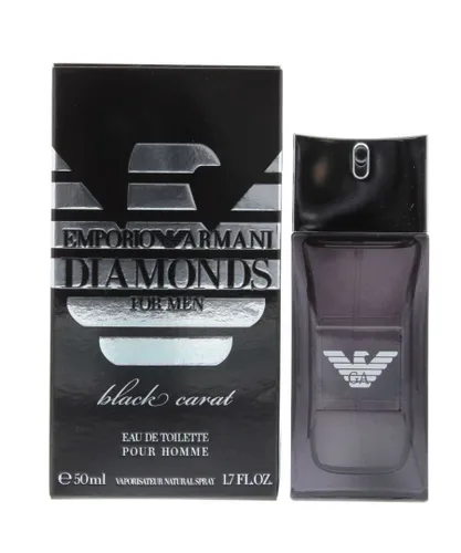 Emporio Armani Mens Diamonds For Men Black Carat Eau de Toilette 50ml Spray - One Size