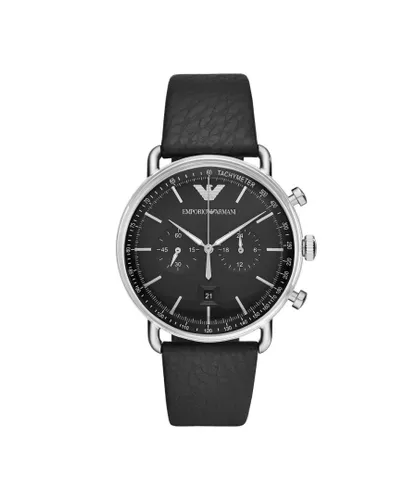 Emporio Armani Mens Horloge AR11143 Black Stainless Steel (archived) - One Size