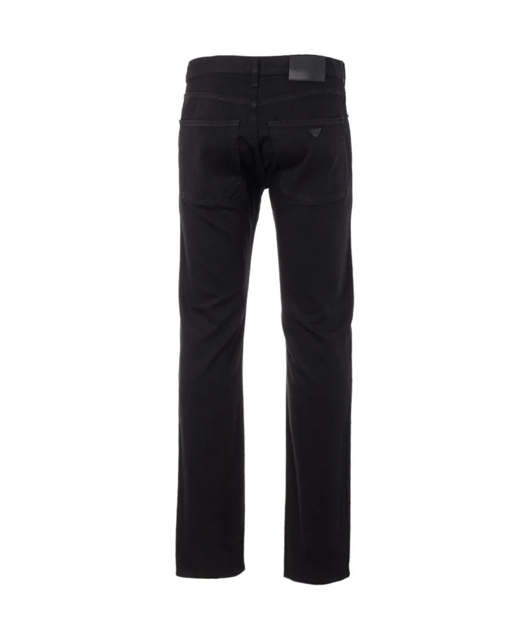 Emporio Armani Mens J45 Jeans in Black Cotton