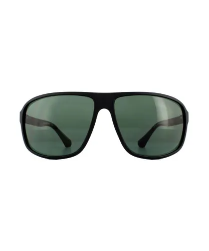 Emporio Armani Mens Sunglasses 4029 504271 Matte Black Green - One