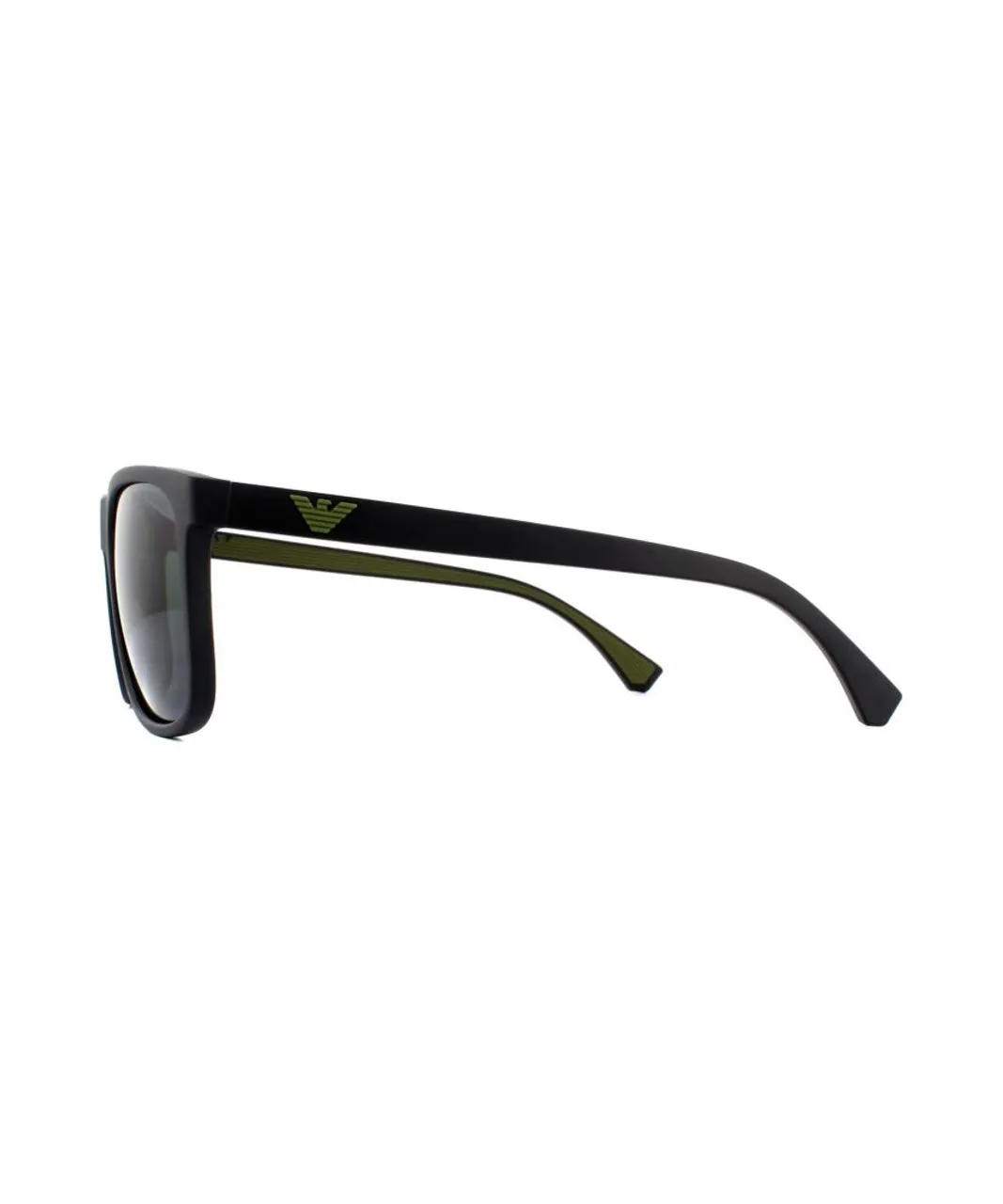 Emporio Armani Mens Sunglasses EA4129 504287 Matte Black Grey Gradient - One