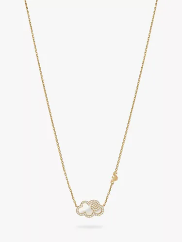 Emporio Armani Mother of Pearl Pendant Necklace/Gold - Gold - Female