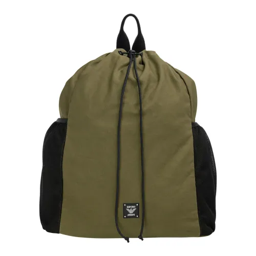 Emporio Armani , Multicolour Swimwear Backpack ,Green male, Sizes: ONE SIZE