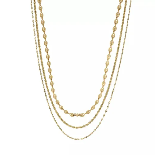 Emporio Armani Necklaces - Emporio Armani Gold-Tone Brass Multi-Strand Neckla - gold - Necklaces for ladies