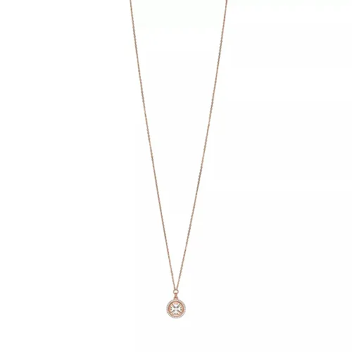 Emporio Armani Necklaces - Emporio Armani Rose Gold-Tone Sterling Silver Pend - gold - Necklaces for ladies