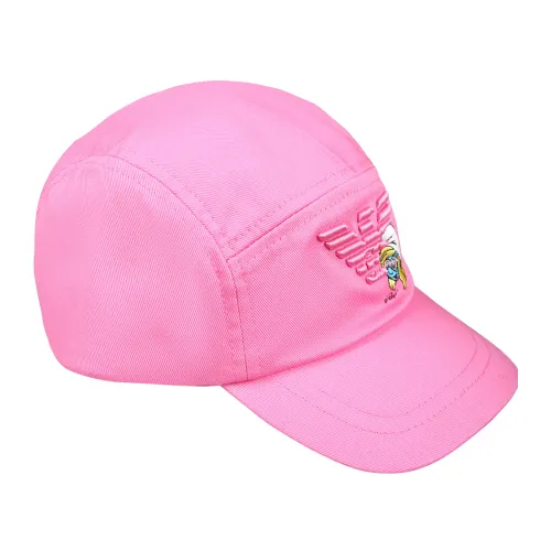 Emporio Armani , Pink Smurfette Logo Cotton Hat ,Pink unisex, Sizes: