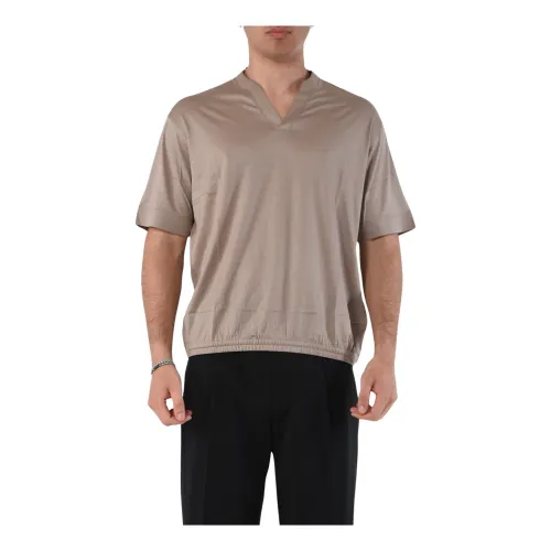 Emporio Armani , Polo Shirts ,Beige male, Sizes: