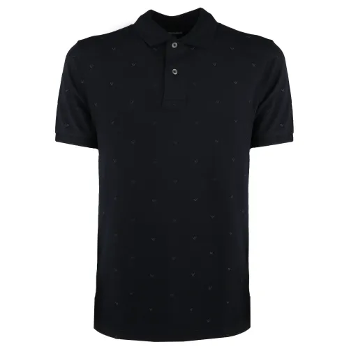Emporio Armani , Polo T-Shirt with Art. 6K1F69 1Jptz09F3 ,Black male, Sizes: