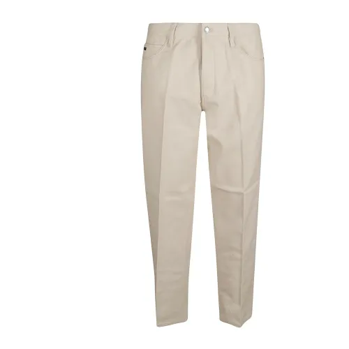 Emporio Armani , Sabbia 5 Pocket Jeans ,Beige male, Sizes: