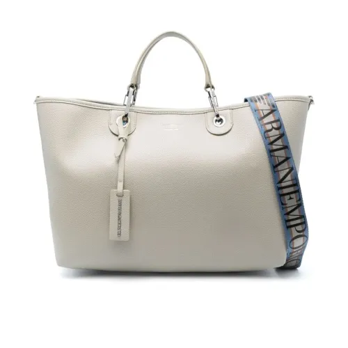 Emporio Armani , Shopping bag ,Beige female, Sizes: ONE SIZE