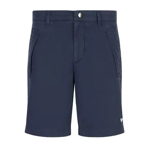Emporio Armani , Shorts ,Blue male, Sizes: