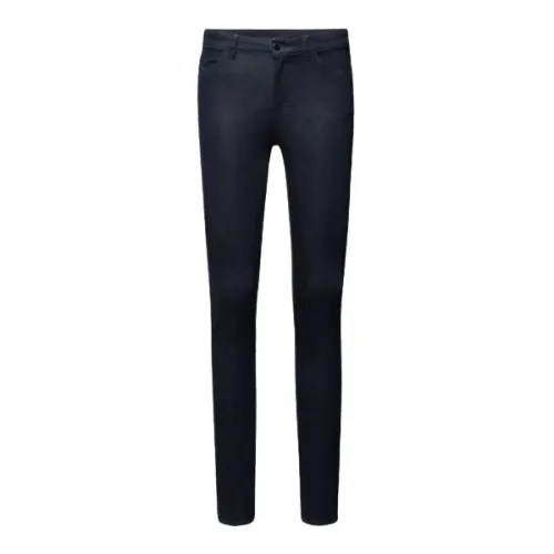 Emporio Armani , Slim Fit Blue Denim Jeans ,Blue female, Sizes: