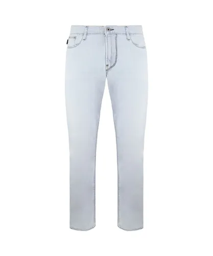 Emporio Armani Slim Fit Mens Jeans - Blue Cotton