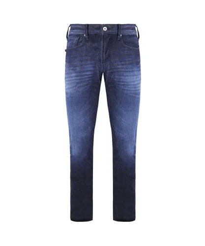 Emporio Armani Slim Fit Mens Jeans - Navy Cotton