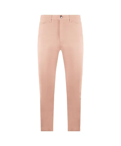 Emporio Armani Slim Fit Womens Light Pink Jeans Cotton