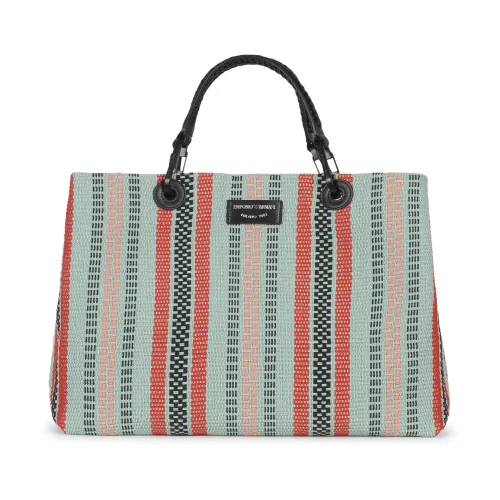 Emporio Armani , Stuoia Shopping Bags ,Multicolor female, Sizes: ONE SIZE