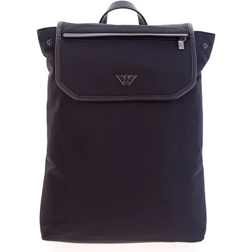 Emporio Armani , Stylish Black Bucket Backpack Backpack ,Black male, Sizes: ONE SIZE