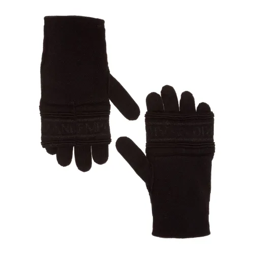 Emporio Armani , Stylish Women`s Gloves - High-Quality Fabric ,Black female, Sizes: