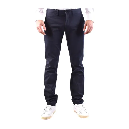 Emporio Armani , StylishStraight Trousers for Men ,Blue male, Sizes: