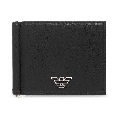 Emporio Armani , Sustainability collection wallet ,Black male, Sizes: ONE SIZE