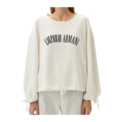 Emporio Armani , Sweatshirt ,White female, Sizes: