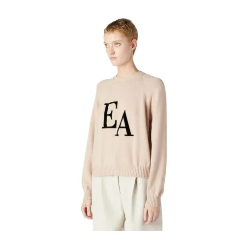 Emporio Armani , Sweatshirts ,Beige female, Sizes: