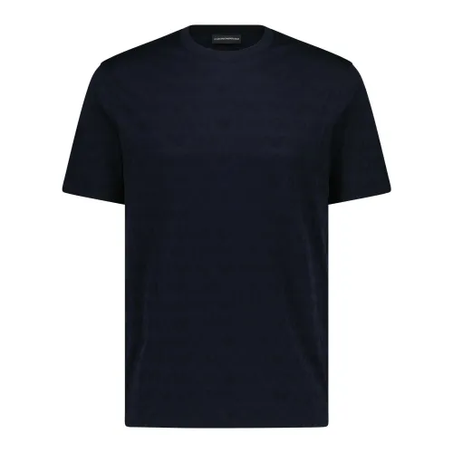 Emporio Armani , T-Shirts ,Blue male, Sizes: