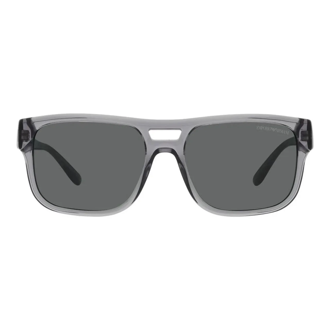 Emporio Armani , Transparent Grey Sunglasses EA 4197 ,Black male, Sizes: