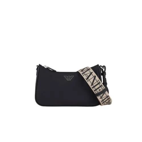 Emporio Armani , Trendy Baguette Handbag ,Black female, Sizes: ONE SIZE