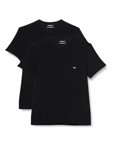 Emporio Armani Underwear Men's 2-Pack T-Shirt Crew Neck Logo