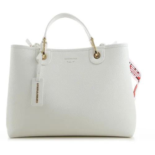 Emporio Armani , White Natural Light Bags ,White female, Sizes: ONE SIZE
