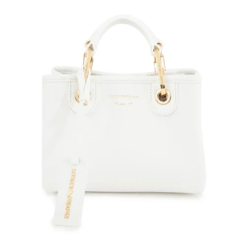 Emporio Armani , White Shopping Bag, Stylish Model ,White female, Sizes: ONE SIZE