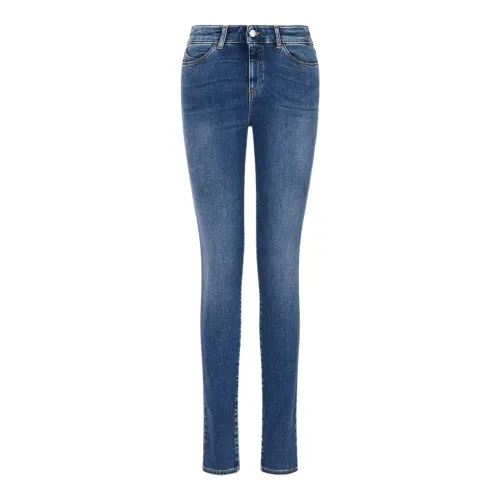 Emporio Armani , Women J18 Five-Pocket Jeans ,Blue female, Sizes: