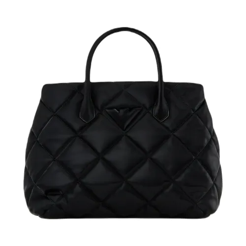 Emporio Armani , Women Polyester Bag in Nero ,Black female, Sizes: ONE SIZE