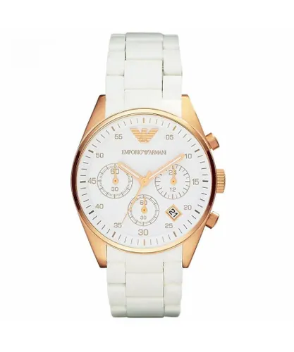 Emporio Armani Womens' Chronograph Watch AR5920 - Rose Gold Metal - One Size