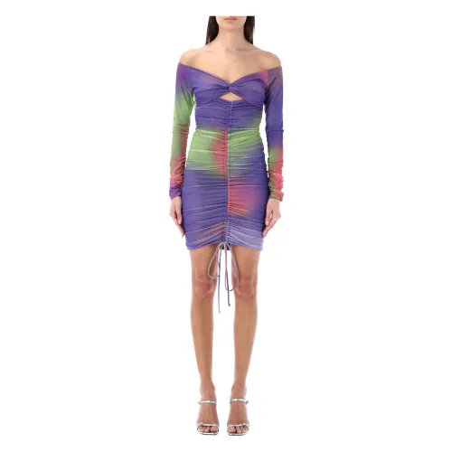 Emporio Armani , Womens Clothing Dress Multicolor Ss24 ,Multicolor female, Sizes: