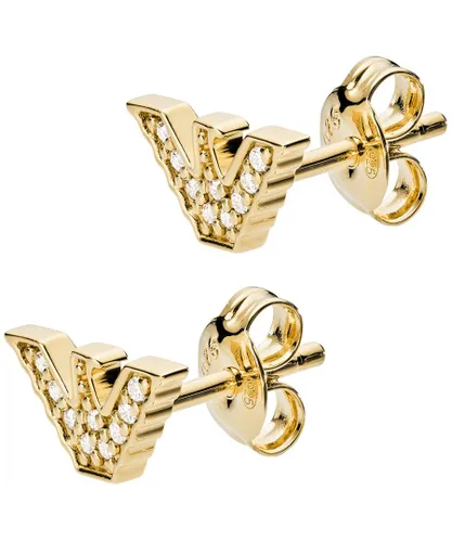Emporio Armani Womens Earrings EG3423710 - Gold Metal (archived) - One Size