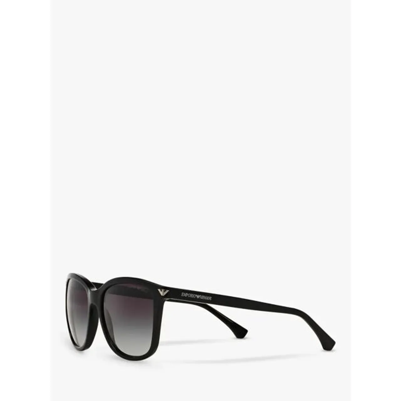 Emporio Armani Women's Square Sunglasses, Black/Grey Gradient - Black/Grey Gradient - Female