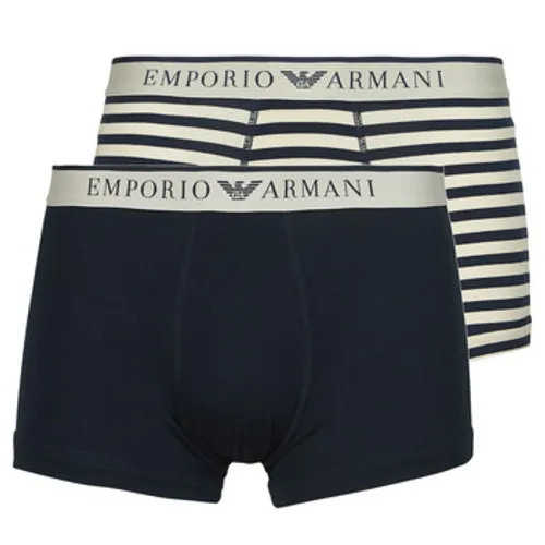 Emporio Armani  YARN DYED STRIPES X2  men's Boxer shorts in Multicolour