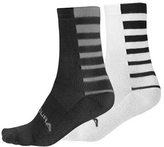 Endura Coolmax Stripe Cycling Socks II - 2-Pack